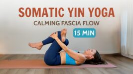 15 Min Somatic Fascia Release | Yin Yoga Flow with Vagus Activation
