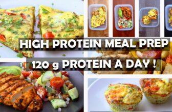 120g Protein A Day! 3 Days Low Calorie High Protein Meal Prep
