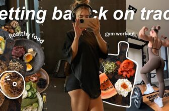 getting back on track: healthy food shop & workout with me