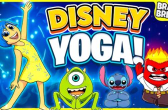 Disney Yoga | Brain Breaks For Kids | Yoga For Kids | Calming Kids Yoga |  Danny Go Noodle