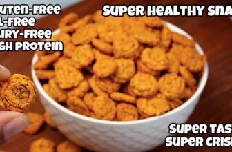 The Ultimate Healthy Gluten-Free, Oil-Free, High-Protein Crispy Tasty Snack Recipe
