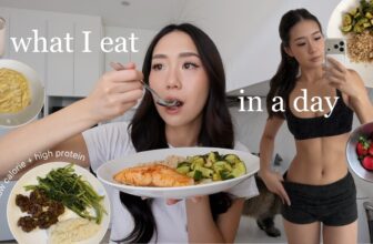 what I eat in a day for FAT LOSS + BUILDING muscle ⌛🏋🏻‍♀️ seriously easy healthy meal ideas