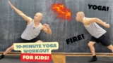 10-Minute Yoga Workout for Kids & Beginners | Let’s Become Yoga Masters!