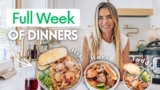 EASIEST Meal Prep for a Family (fat loss friendly dinners everyone will eat)