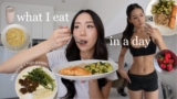 what I eat in a day for FAT LOSS + BUILDING muscle ⌛🏋🏻‍♀️ seriously easy healthy meal ideas